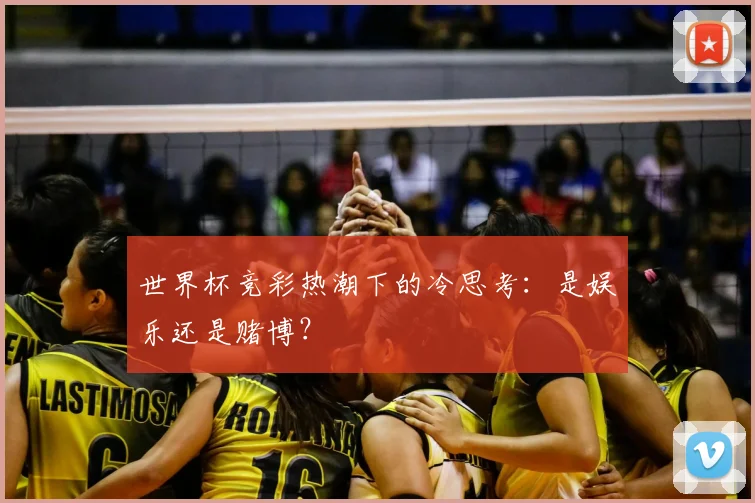世界杯竞彩热潮下的冷思考:是娱乐还是赌博?