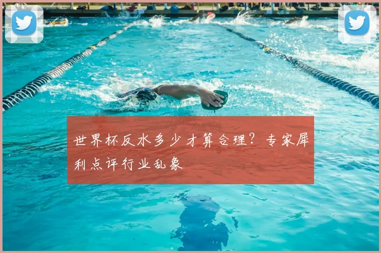世界杯反水多少才算合理?专家犀利点评行业乱象
