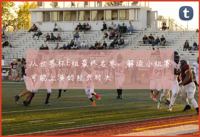 从世界杯E组最终名单,解读小组赛可能上演的经典对决